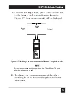 Предварительный просмотр 74 страницы Black Box Fiber Meter Manual