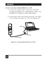 Предварительный просмотр 91 страницы Black Box Fiber Meter Manual