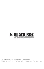 Предварительный просмотр 1 страницы Black Box FO726 Manual