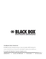 Предварительный просмотр 1 страницы Black Box Freedom Rack Plus Manual