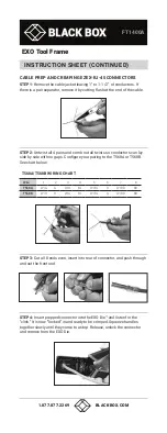 Preview for 2 page of Black Box FT1400A Instruction Sheet