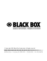 Предварительный просмотр 1 страницы Black Box FT2550A Manual