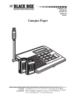 Black Box FX801A-R2 Instructions Manual preview