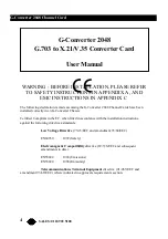 Preview for 4 page of Black Box G-Converter 2048 User Manual