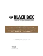 Предварительный просмотр 20 страницы Black Box HS111A Instruction Manual