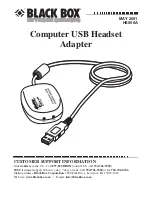 Black Box HS550A User Manual предпросмотр