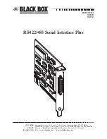 Black Box IC050C User Manual предпросмотр