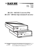 Preview for 1 page of Black Box IC108A User Manual