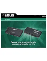 Black Box IC147A-R2 Specifications предпросмотр