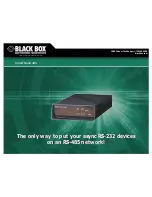 Black Box IC150A Specifications preview