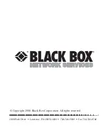 Предварительный просмотр 1 страницы Black Box IC169A User Manual