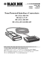 Black Box IC237A User Manual preview