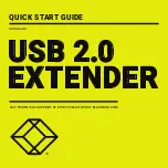 Black Box IC280A-R2 Quick Start Manual предпросмотр