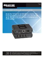 Предварительный просмотр 1 страницы Black Box IC400A User Manual