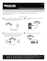 Black Box IC408A Quick Start Manual предпросмотр