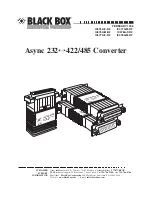 Black Box IC476A-F-R2 Manual preview