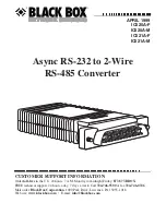 Preview for 1 page of Black Box IC520A-F Manual