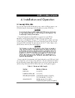 Preview for 16 page of Black Box IC540A Manual