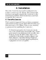 Preview for 23 page of Black Box IC620A-F Manual