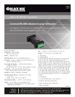 Black Box IC832A Manual preview