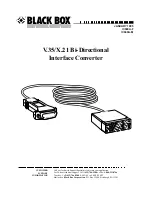 Preview for 1 page of Black Box IC940A-F User Manual