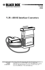 Preview for 1 page of Black Box IC945A Manual