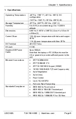 Preview for 9 page of Black Box IE GIGA MC TX/SFP User Manual