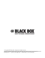 Black Box JPM260 Instructions Manual предпросмотр