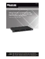 Black Box JPM427A User Manual preview