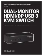 Предварительный просмотр 1 страницы Black Box KV6224DPH Quick Start Manual & User Manual