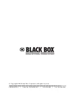 Предварительный просмотр 1 страницы Black Box KV7012A Instruction Manual