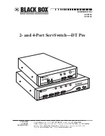 Предварительный просмотр 2 страницы Black Box KV7012A Instruction Manual