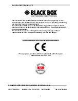 Preview for 38 page of Black Box LB1350A User And Installation Manual