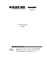 Предварительный просмотр 1 страницы Black Box LB300A Manual