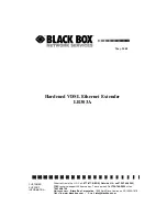 Предварительный просмотр 1 страницы Black Box LB303A User Manual