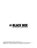 Предварительный просмотр 1 страницы Black Box LB5000A Installation And Use Manual