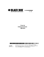 Preview for 1 page of Black Box LB8418A User Manual