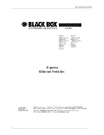 Preview for 1 page of Black Box LB9002A-SC-R2 Manual