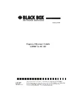 Preview for 1 page of Black Box LB9007A-SC-R3 User Manual