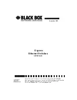 Black Box LB9019A-R3 Manual preview