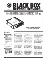 Black Box LBH100A-H-ST Specifications preview