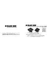 Preview for 1 page of Black Box LBH100A-SC User Manual