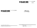 Предварительный просмотр 1 страницы Black Box LBU2090 Manual