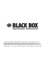 Black Box LE1601A Manual preview