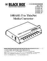 Предварительный просмотр 2 страницы Black Box LE1604A-AU Manual