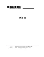 Предварительный просмотр 1 страницы Black Box LE2425A Software User'S Manual