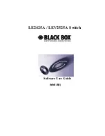 Предварительный просмотр 2 страницы Black Box LE2425A Software User'S Manual