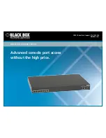 Black Box les1208A Manual preview
