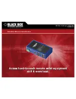 Предварительный просмотр 1 страницы Black Box LES401A Specifications