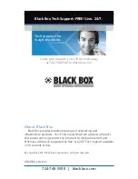 Предварительный просмотр 20 страницы Black Box LGB408A Manual For Use